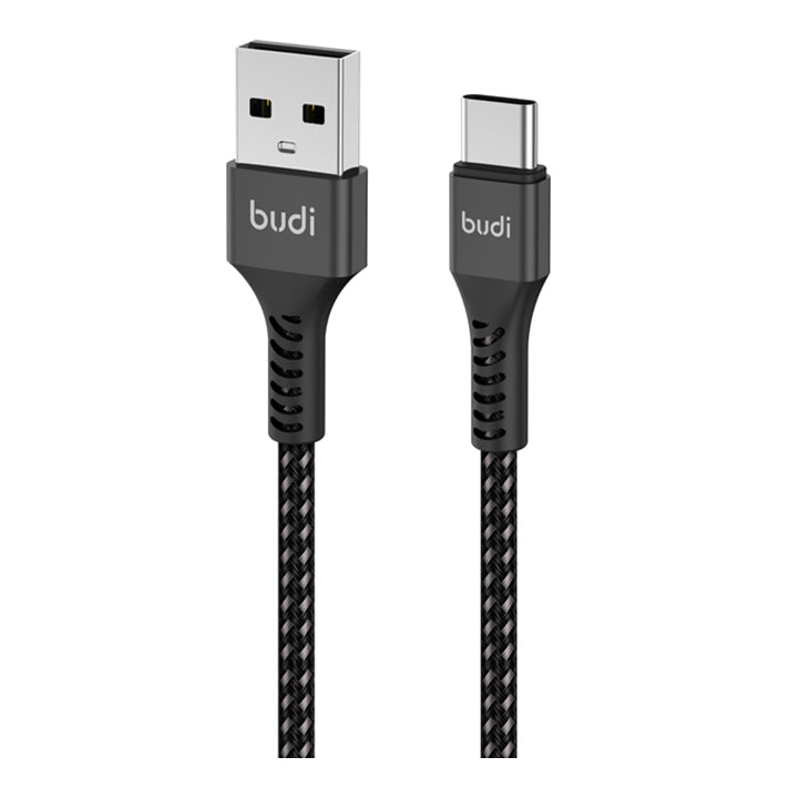 Budi USB to USB C Charging Cable, Braided Fast USB A to USB C Phone Charging & Data Cable, USB to Type C/ USB C Fast Charger Cord & Sync Cable, USB to USB C/ Type C Charging Adapter Cable