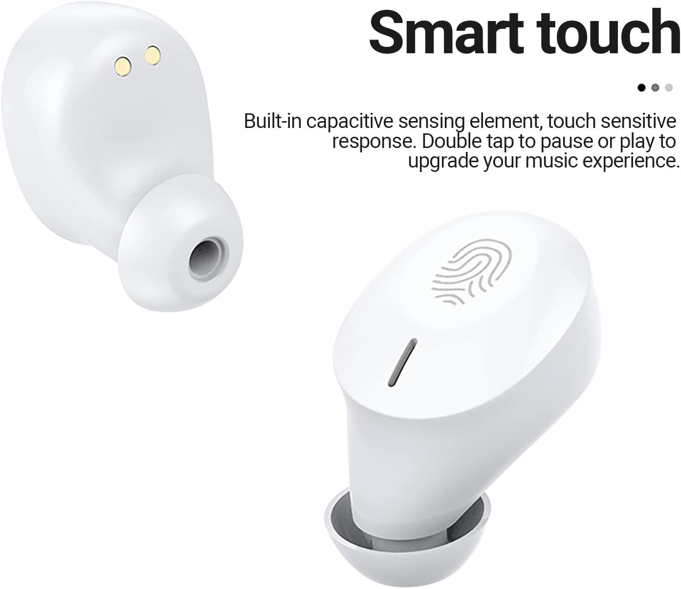 PhoneBits Wireless Stereo Earbuds with Digital Display