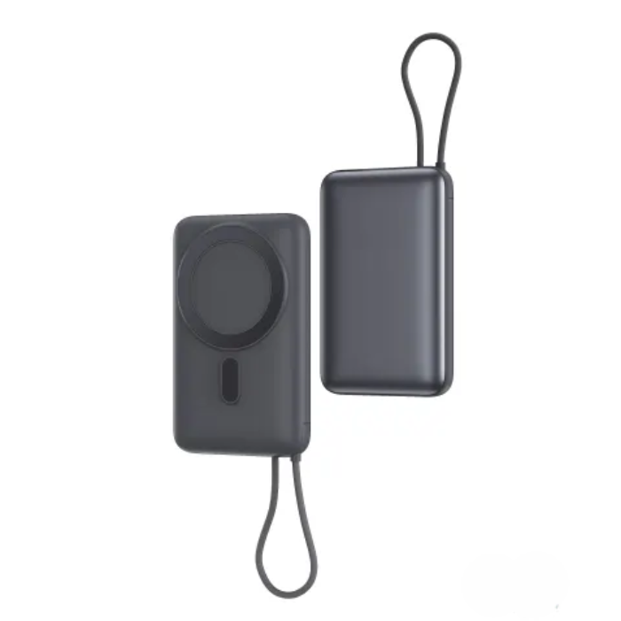 PhoneBits 10000mAh Magnetic Power Bank with Cable