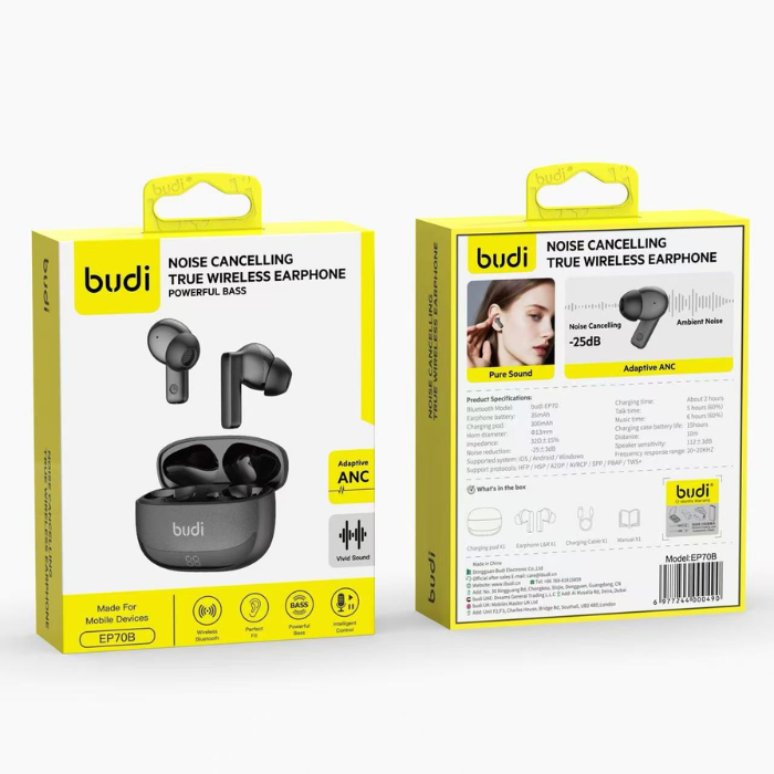 Budi Noise cancelling true wireless earphone