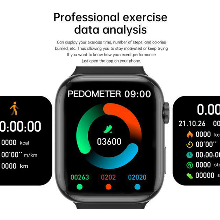 PhoneBits Sports Smart Watch for Men & Women compatible with iPhone & Android