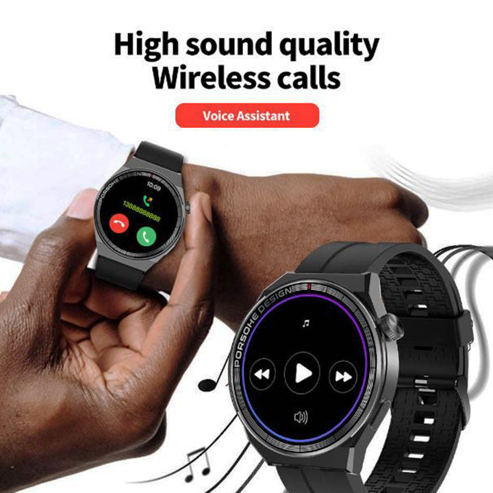 PhoneBits Sports Smart Watch for Men & Women, Bluetooth Calling Smart Watch, Waterproof / Black
