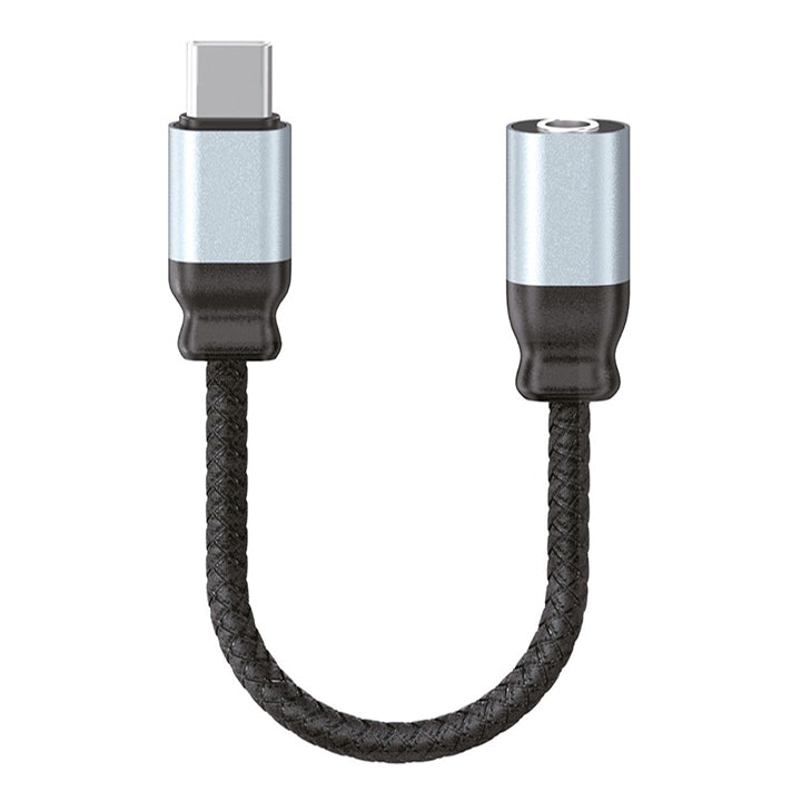 PhoneBits USB C to 3.5mm Headphone Jack Adapter, 3.5mm Jack Aluminium Adapter