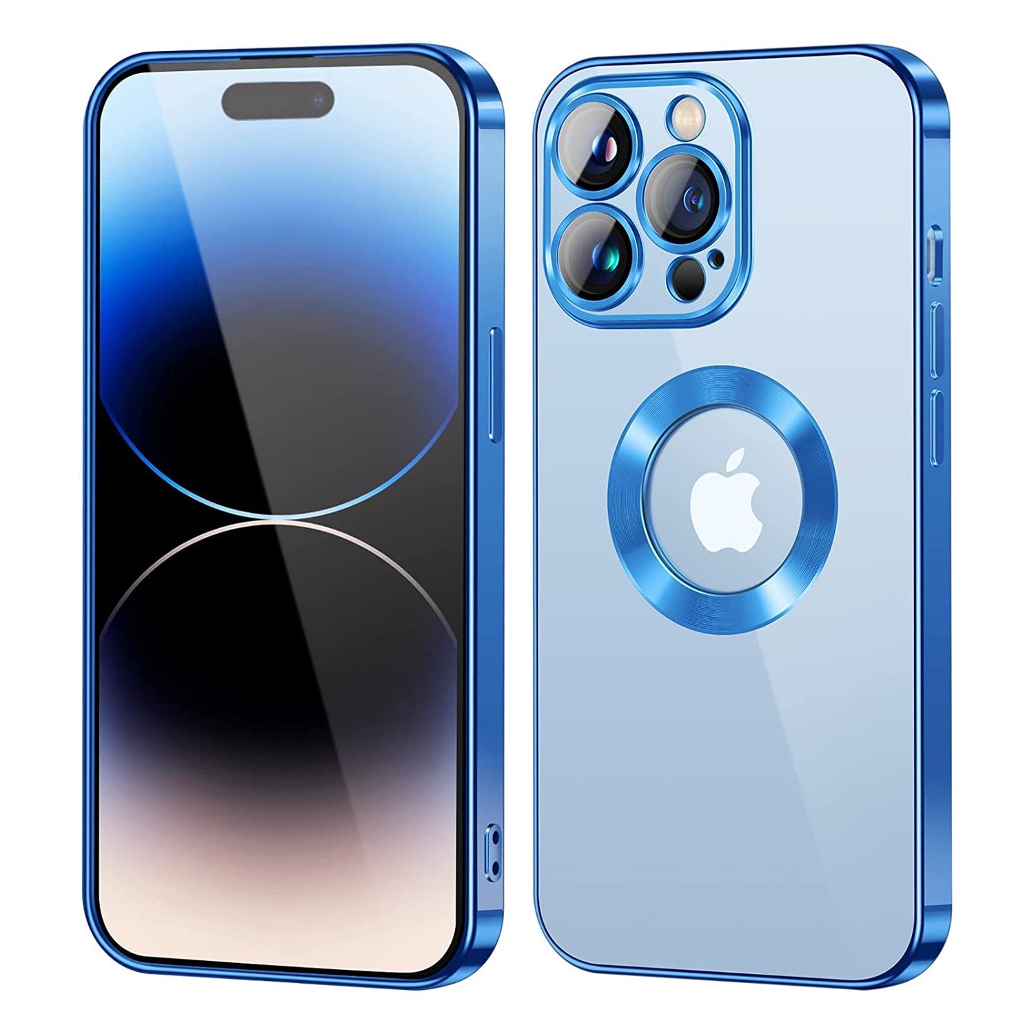 PhoneBits Crystal Clear MagSafe Case for iPhone with Camera Lens Protection, TPU Transparent Shockproof iPhone Case Compatible with iPhone MagSafe Wireless Chargers, Protective Magnetic Phone Back Case Cover with Wireless Charging Ring