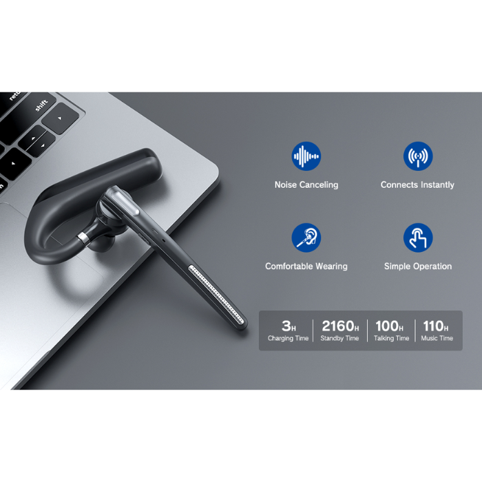 PhoneBits ProVoice One-Ear Business Headset