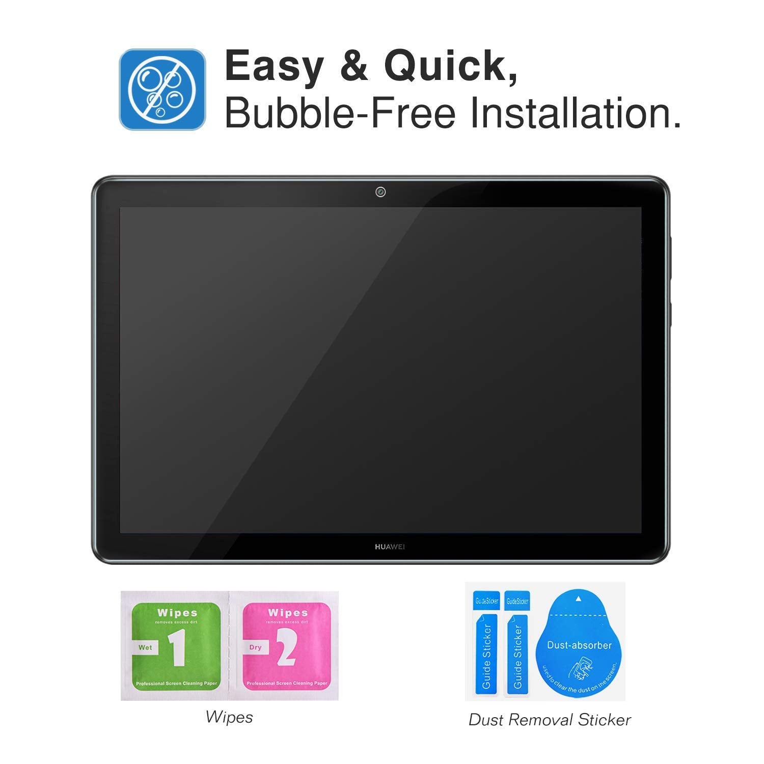 PhoneBits Tempered Glass for Huawei Media Pad T5