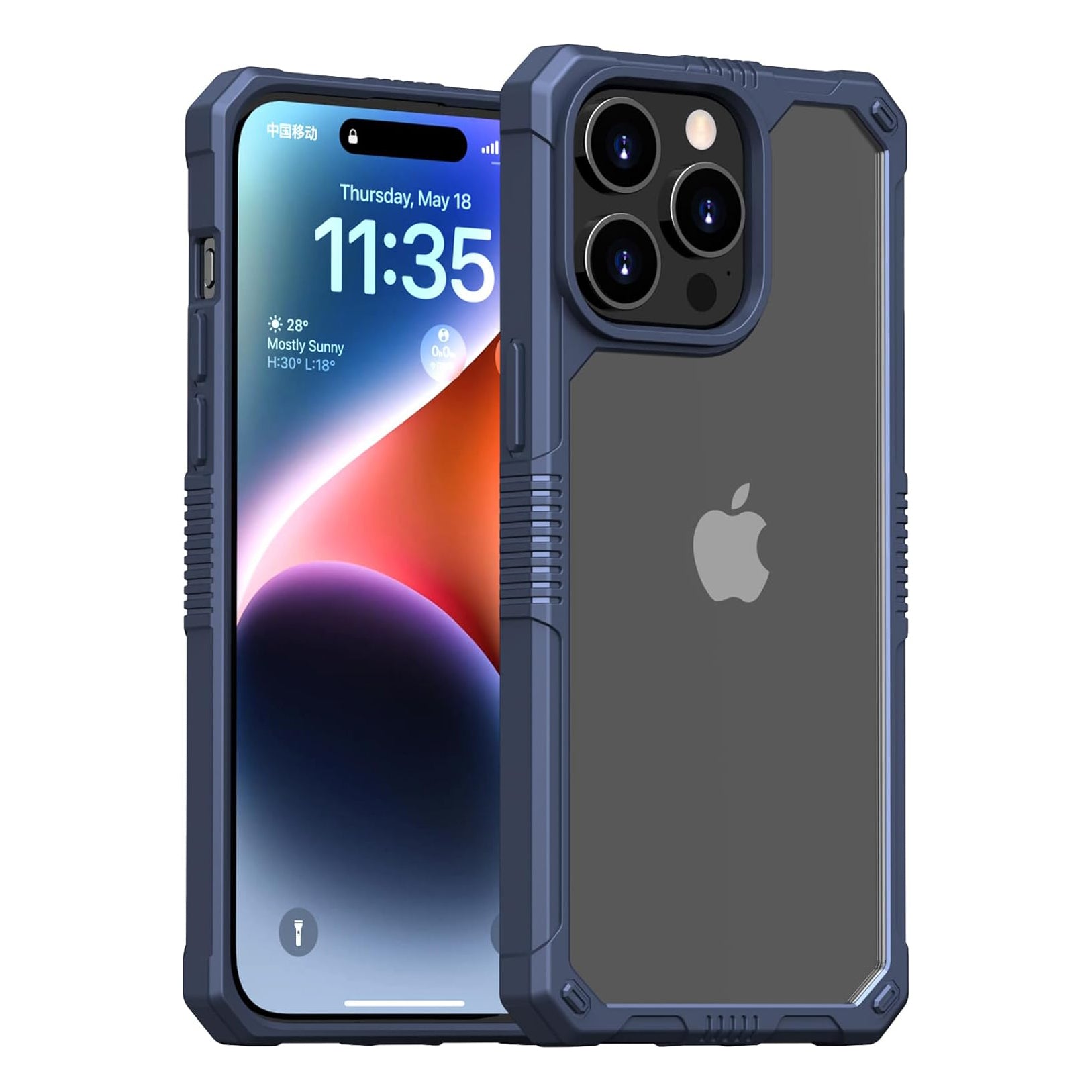 PhoneBits Ultra-Protective Transparent Magnetic Case with Chromed Camera Edge for iPhone, Clear Shockproof iPhone Case Compatible with Wireless Chargers, Magnetic Mobile Phone Case, Back Case Cover
