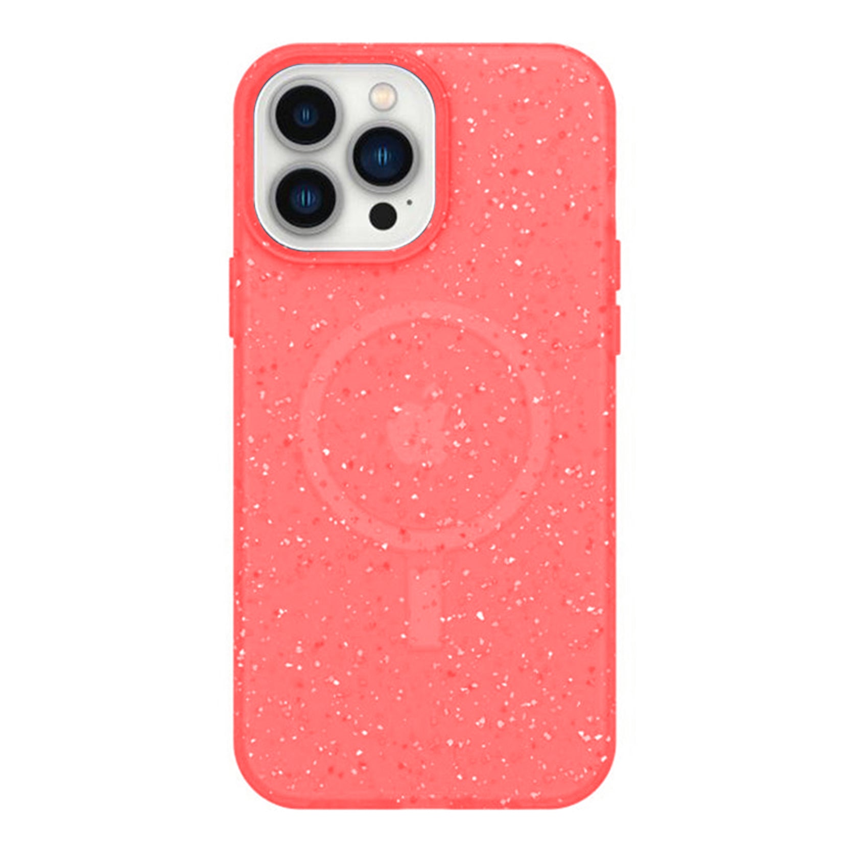 PhoneBits Glittery Silicone MagSafe Case for iPhone, Ultra-Protective Shockproof iPhone Case Compatible with MagSafe Chargers, Magnetic Wireless Charging Mobile Phone Back Case Cover