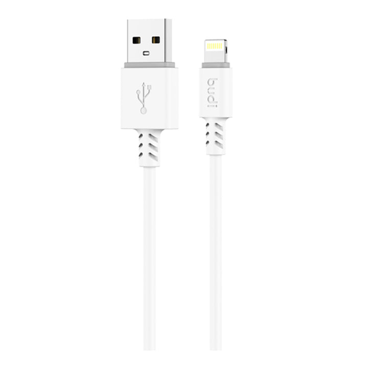 Budi USB to Lightning Charger Cable, Lightning Phone Charging & Data Cable, USB to iPhone Charging Adapter Cable, Fast USB to Lightning Charger Cord & Data Sync Cable for iPhone