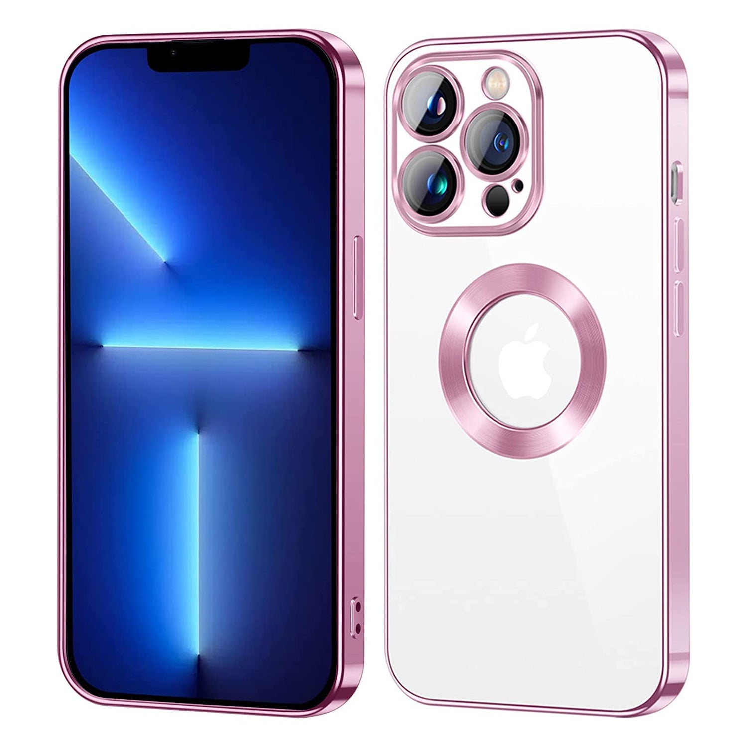 PhoneBits Crystal Clear MagSafe Case for iPhone with Camera Lens Protection, TPU Transparent Shockproof iPhone Case Compatible with iPhone MagSafe Wireless Chargers, Protective Magnetic Phone Back Case Cover with Wireless Charging Ring