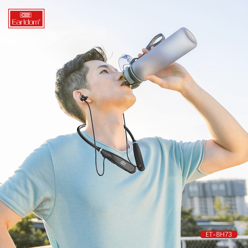 Earldom Neckband Wireless Earphones, In Ear Wireless Sports Earphones, Wireless Bluetooth Handsfree with Mic