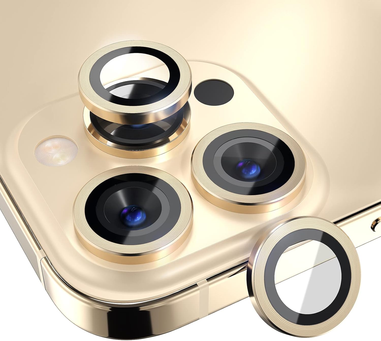 Camera Lens  Protector High Definition Anti-Scratch Metal Ring For iPhone