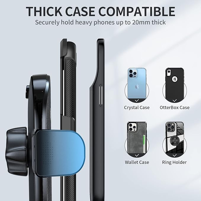Budi Car Mount Holder and Magnetic Bracket, Universal Car Mount Holder Vent, Air Vent Mount