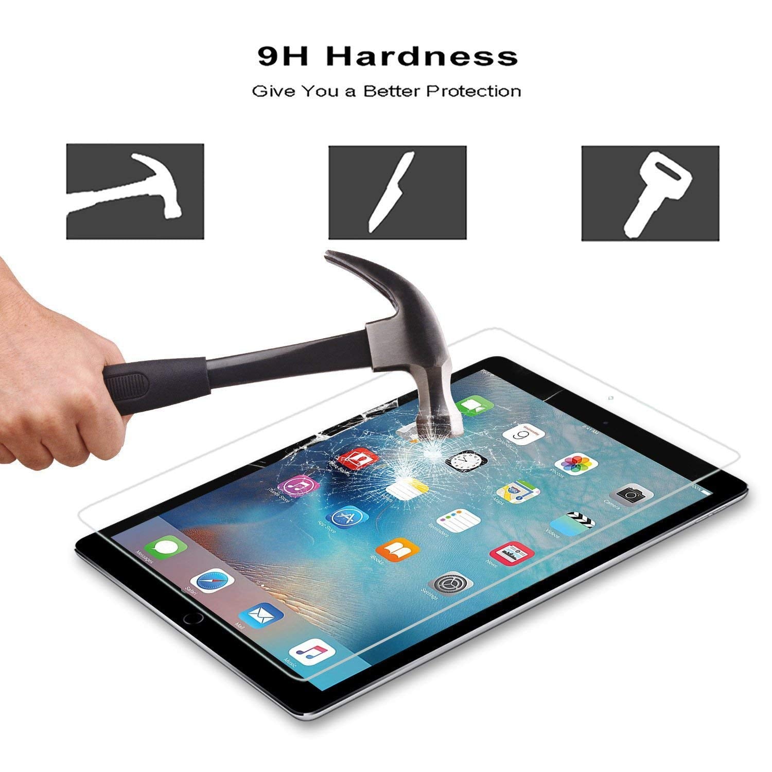 PhoneBits Tempered Glass for iPad Mini 2/3