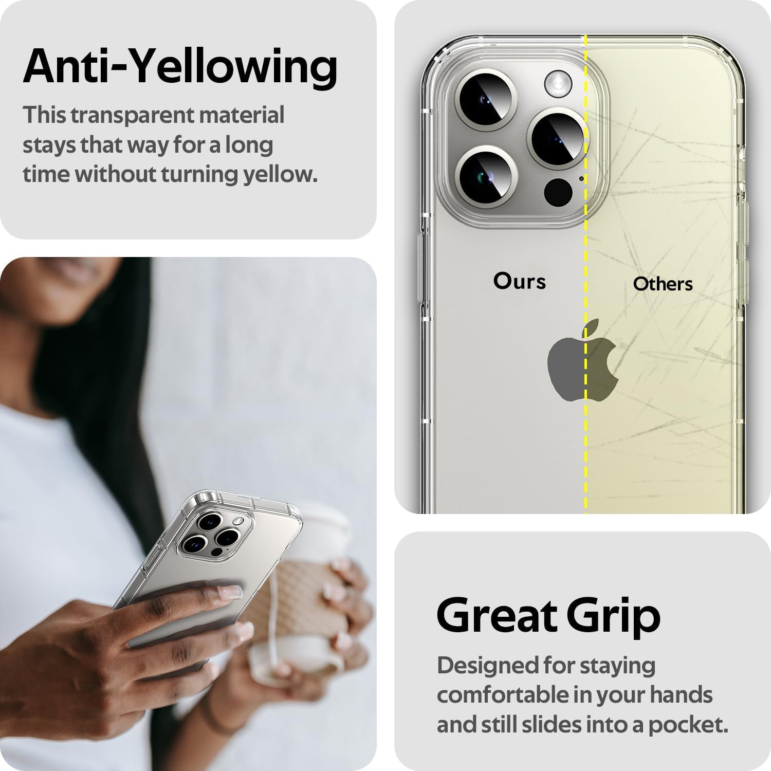 PhoneBits Ultra-Slim Crystal Clear Silicone Case for Samsung Z Series, Clear Shockproof Transparent Samsung Z Series Case Compatible with Wireless Chargers, Magnetic Mobile Phone Case, Soft Back Clear Case Cover