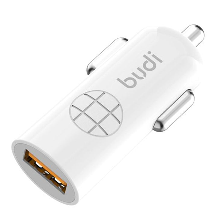 Budi USB Car Charger, Single QC3.0 USB A Port In Car Charger Socket, Fast Charging Car Phone Charger, Power Car Charger Adapter for Cigarette Lighter Socket