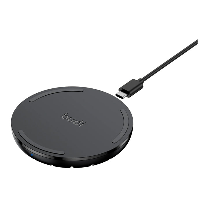 Budi 15W Wireless Charging Pad, Type C Wireless Charging Pad