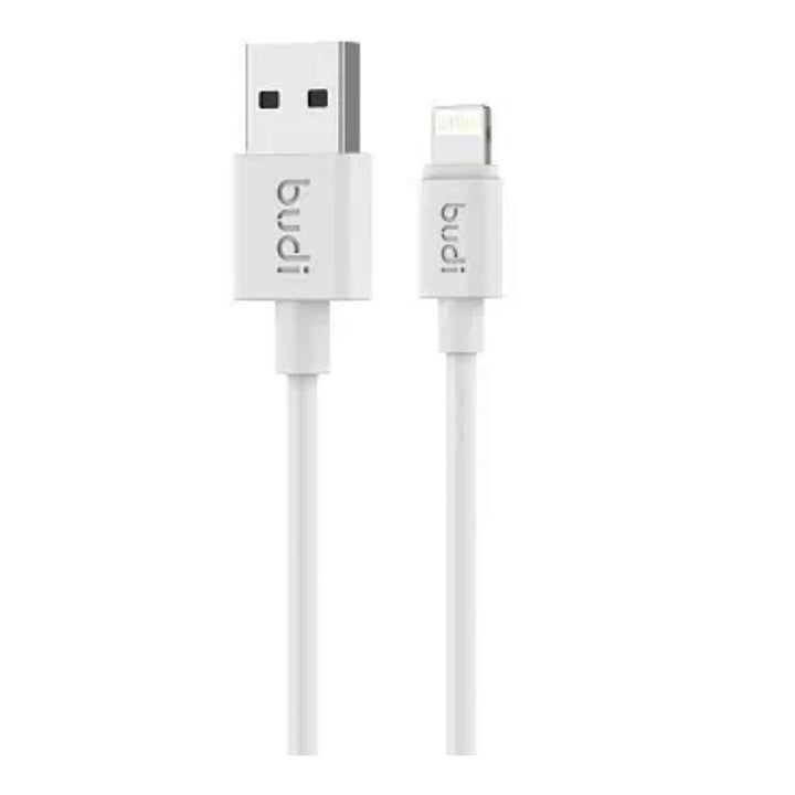 Budi USB to Lightning Charger Cable, Lightning Phone Charging & Data Cable, USB to iPhone Charging Adapter Cable, Fast USB to Lightning Charger Cord & Data Sync Cable for iPhone