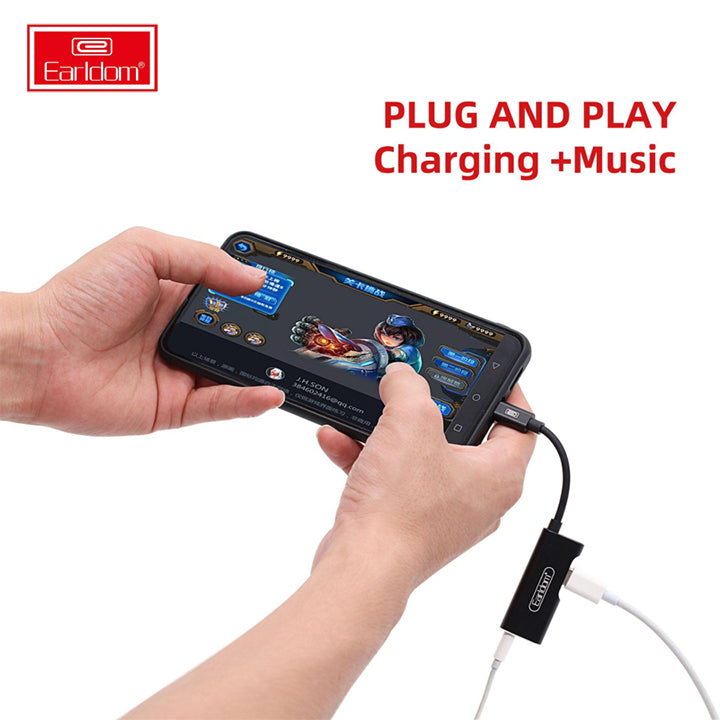 Earldom 2 in 1 Lightning Adapter, 2 in 1 3.5mm Audio Adapter and Charger