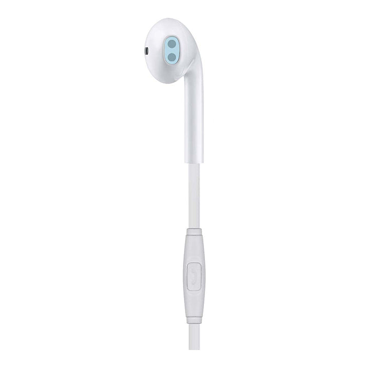 Budi Earphones with Mic and Remote, Single Side Earbud Headphones