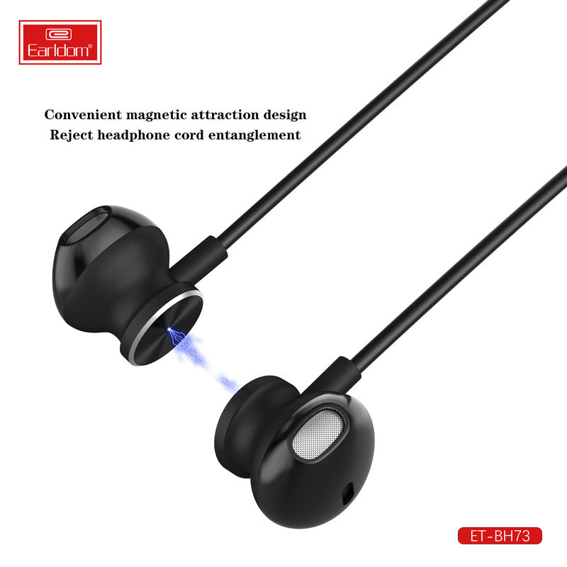 Earldom Neckband Wireless Earphones, In Ear Wireless Sports Earphones, Wireless Bluetooth Handsfree with Mic