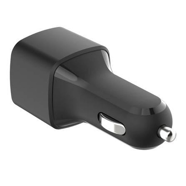 Budi Dual USB Car Charger, QC 3.0 USB-A & PD USB-C Ports In Car Charger Socket, Fast Charging Car Phone Charger with LED Indicator, Power Car Charger Adapter for Cigarette Lighter Socket