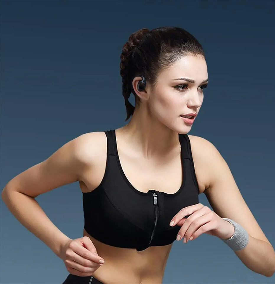 Budi Over The Ear Earbuds | True Wireless Bluetooth HD Stereo-Bass Open-Ear Earbuds with Built-In Mic