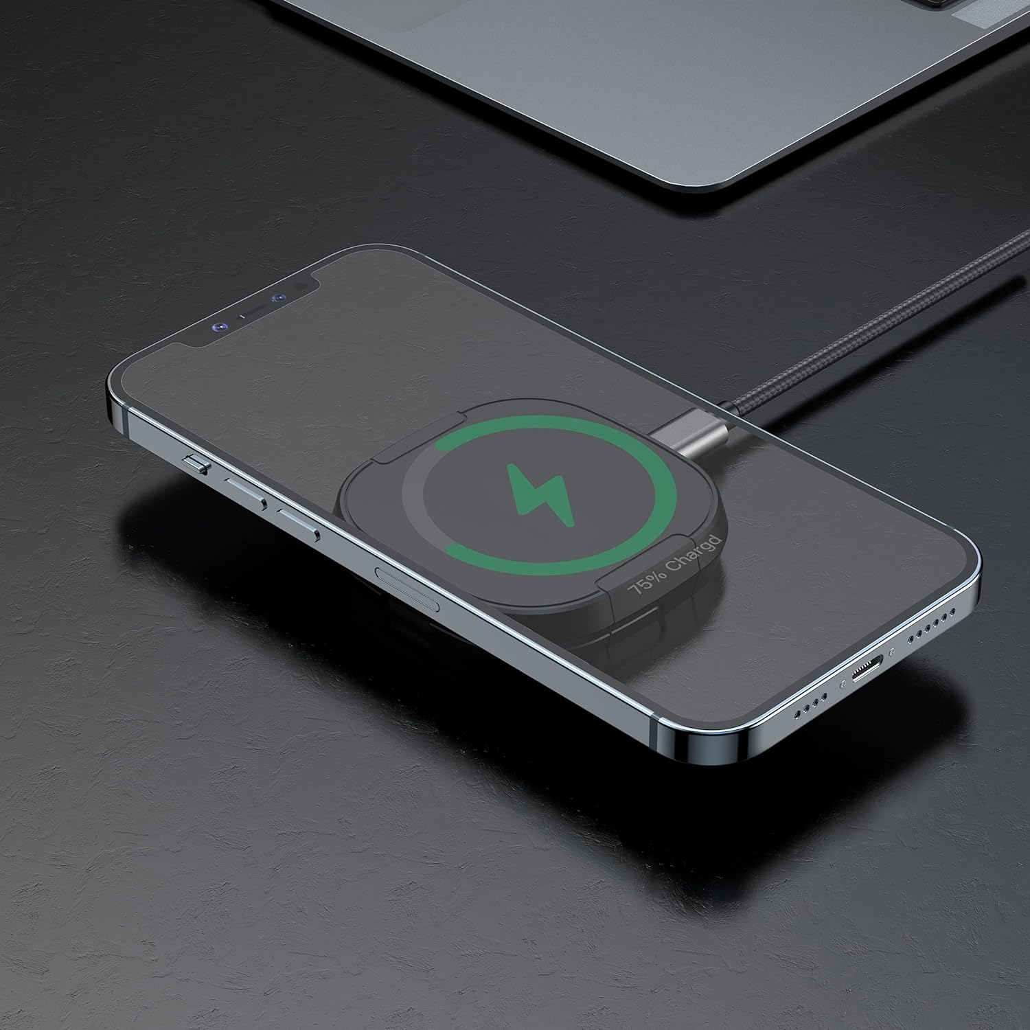 Budi Wireless Charger & Magnetic Car Mount Holder, Car Phone Holder Air Vent