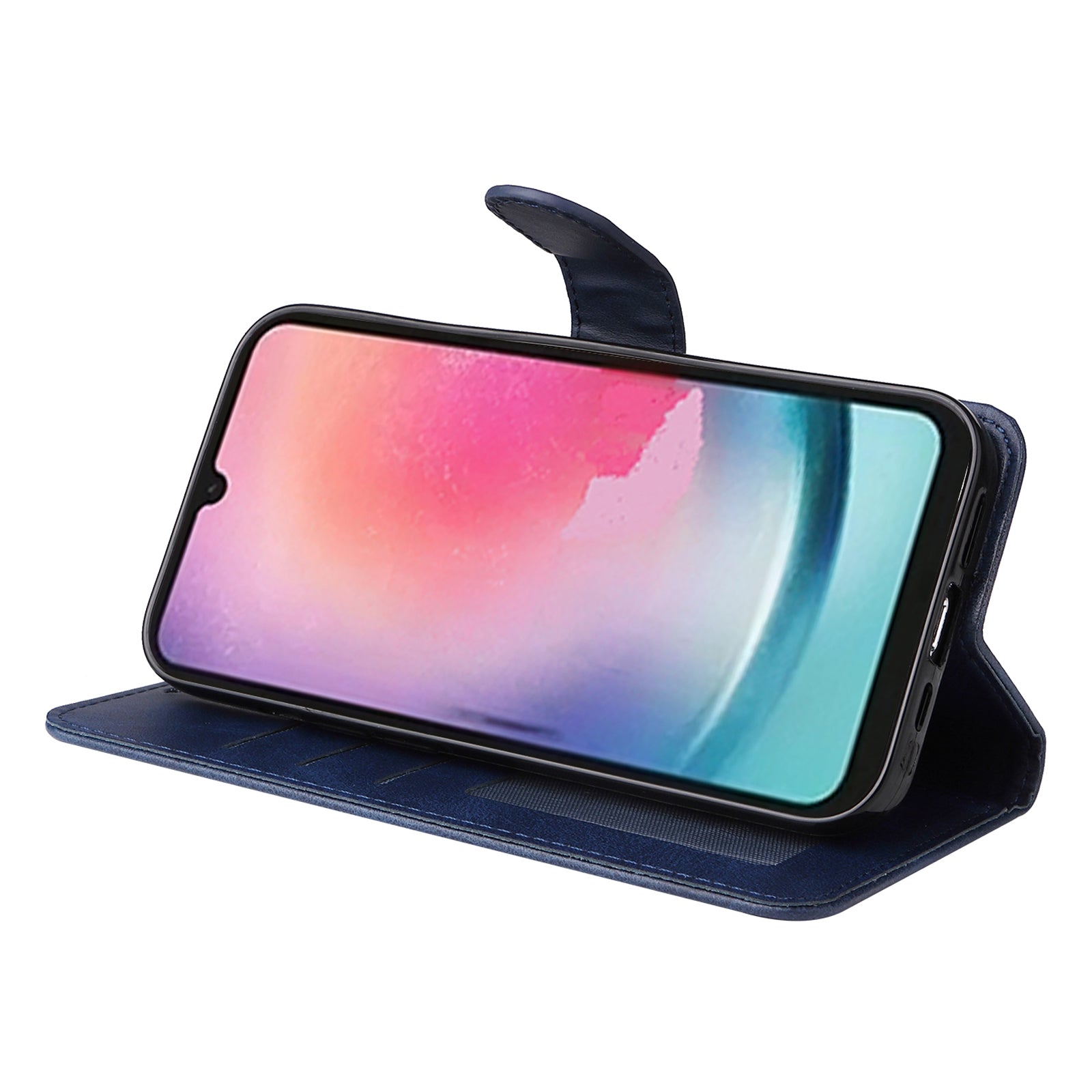 PhoneBits Faux Leather Wallet Flip Case with Card Holder for iPhone, Protective Shockproof iPhone Case with Stand, iPhone Wallet Case, Mobile Phone Card Holder Case, Back Case Cover Compatible with iPhone 16 Series