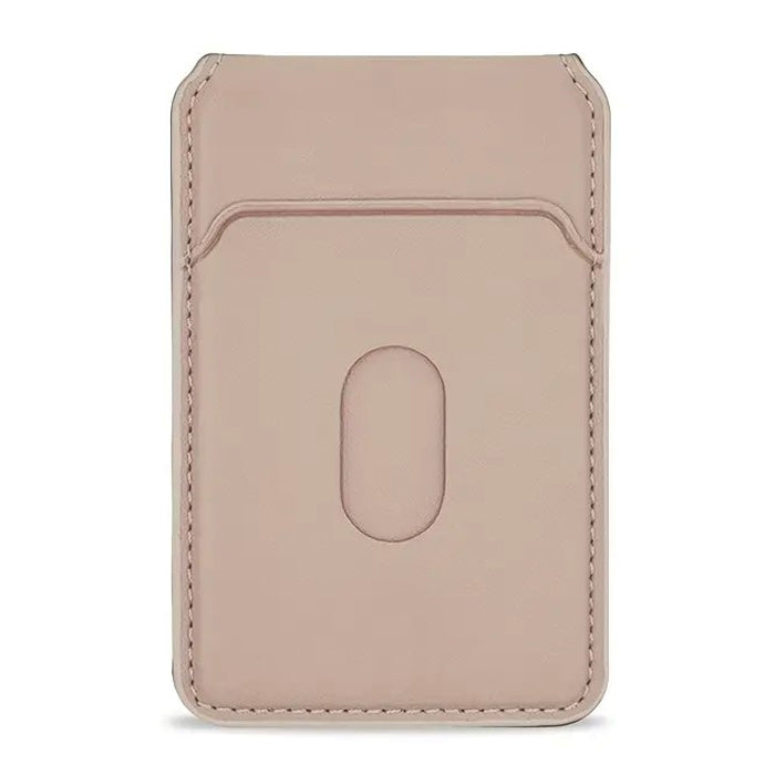 PhoneBits Leather MagSafe iPhone Back Wallet & Card Holder, Magnetic Wallet with Card Slot for Phone, Protective Shockproof Foldable Stand Compatible with iPhone, Mobile Phone Card Holder & Wallet for iPhone 16 Series