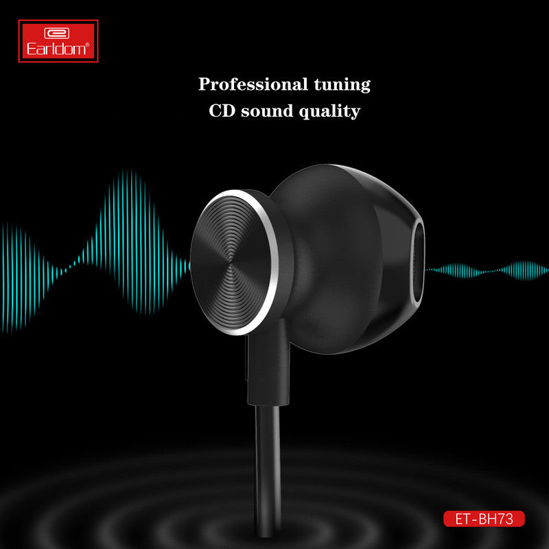 Earldom Neckband Wireless Earphones, In Ear Wireless Sports Earphones, Wireless Bluetooth Handsfree with Mic