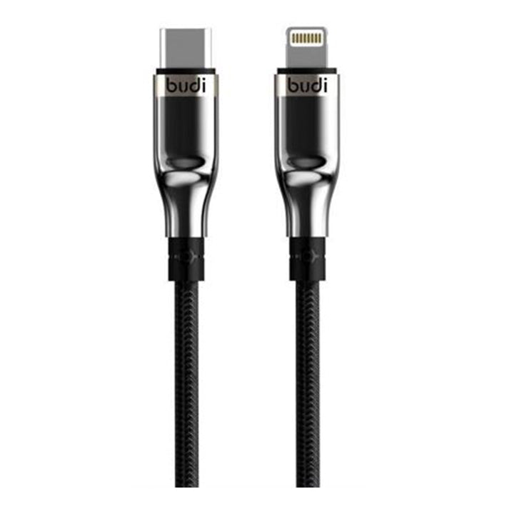 Budi USB C to Lightning Charger Cable, PD Type C to Lightning Cable, Fast Phone Charging & Data Cable, USB C to iPhone Charging Adapter Cable, USB C to Lightning Charger Cord & Data Sync Cable for iPhone