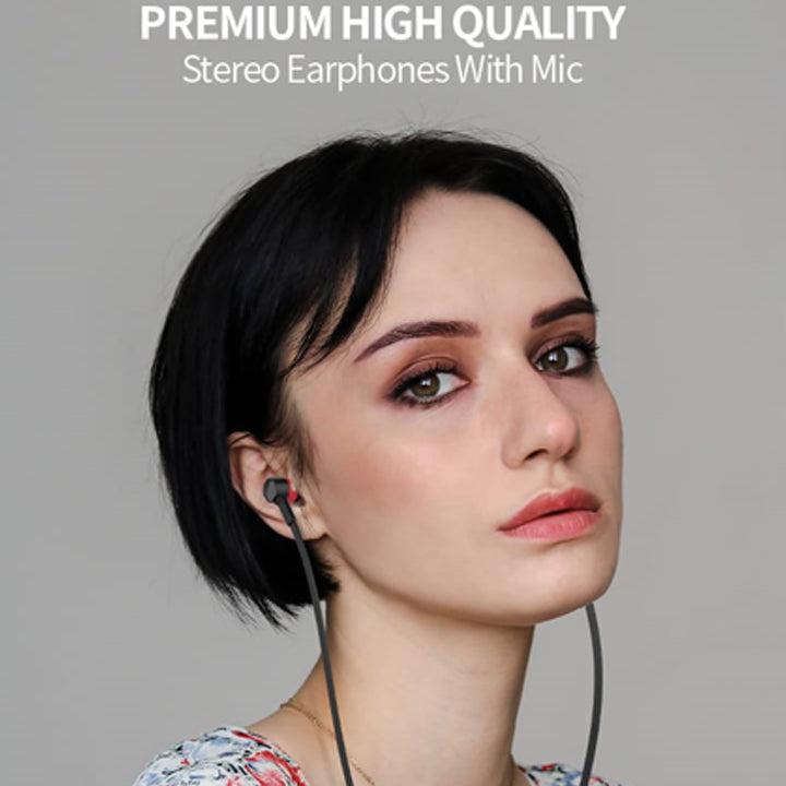 PhoneBits In Ear Wired Earphones, High Quality Stereo Music Earphones with Mic, AUX Wired Handsfree