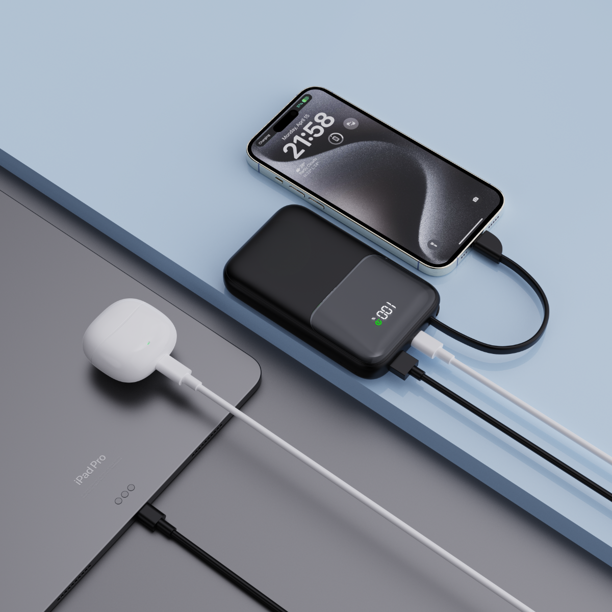 PhoneBits 10000mAh LED PD Power Bank