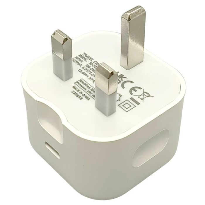 Budi Premium Quality Type-C Combo Charger with PD20 Watts Support