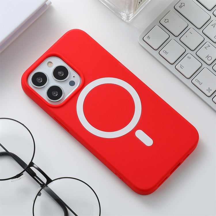 PhoneBits Slim Silicone Magnetic iPhone Case, Soft MagSafe Case for iPhone, Phone Case Compatible with MagSafe Chargers, Shockproof Wireless Charging Mobile Back Case Cover