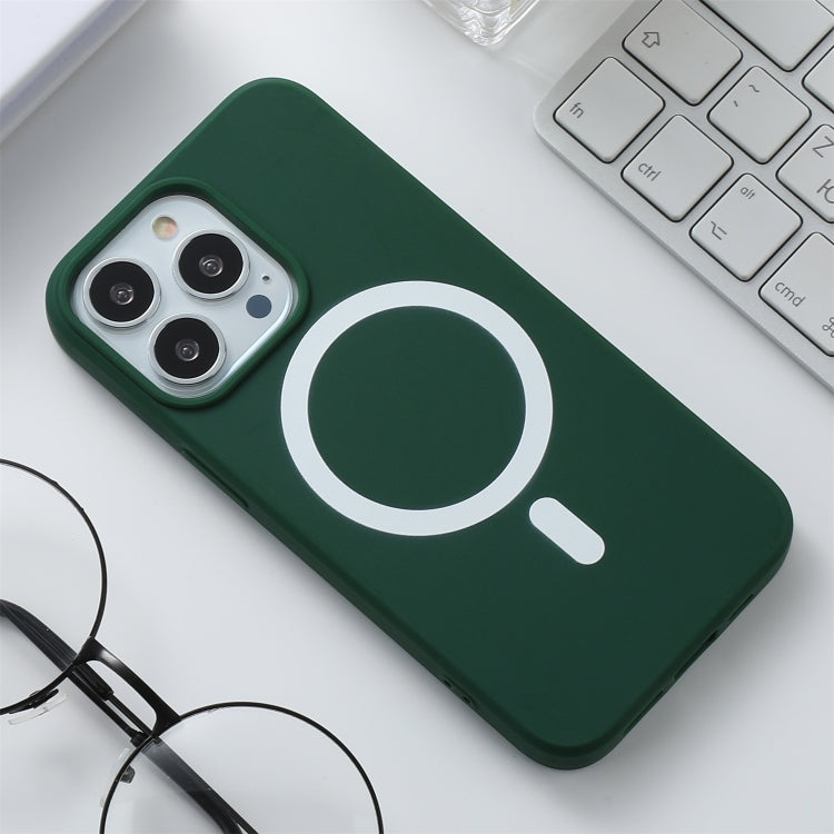 PhoneBits Slim Silicone Magnetic iPhone Case, Soft MagSafe Case for iPhone, Phone Case Compatible with MagSafe Chargers, Shockproof Wireless Charging Mobile Back Case Cover