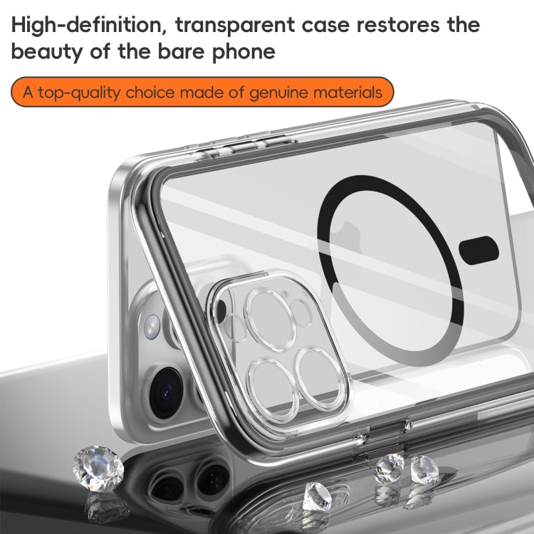 Transparent MagSafe Magnetic Phone Case For iPhone