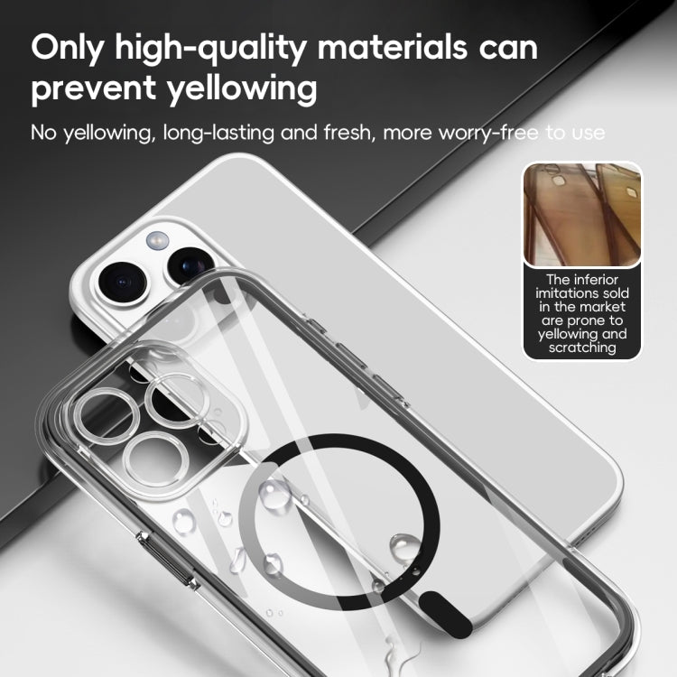 Transparent MagSafe Magnetic Phone Case For iPhone