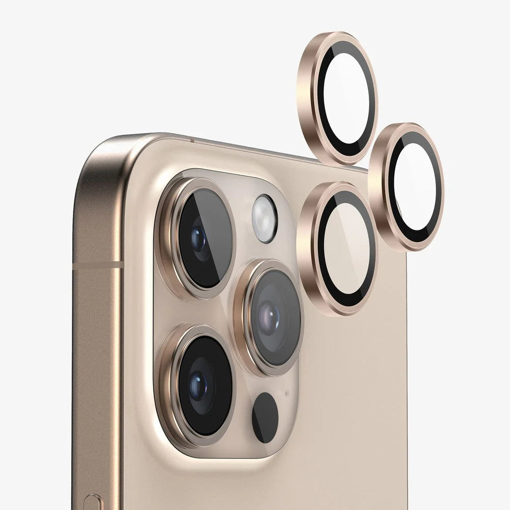 Budi HD Transparency Camera Lens Protector for iPhone, Protective Individual Ring iPhone Camera Lens Glass, Anti Scratch iPhone Camera Lens Protector Cover
