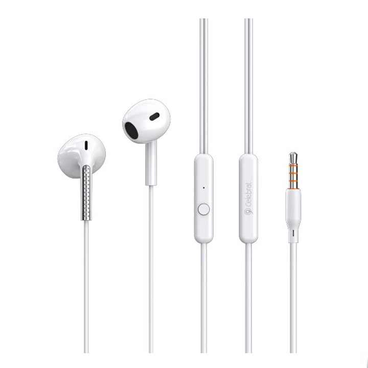 PhoneBits Smart Wired Earphone with Mic, AUX Wired Music Earphones, Noise Isolating Handsfree