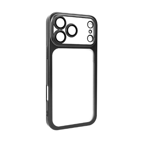 iPhone 17 pro max/17 pro/17 Air/17/16 pro max/16 pro/15 pro max PC33 Half Clear TPU Slim Case