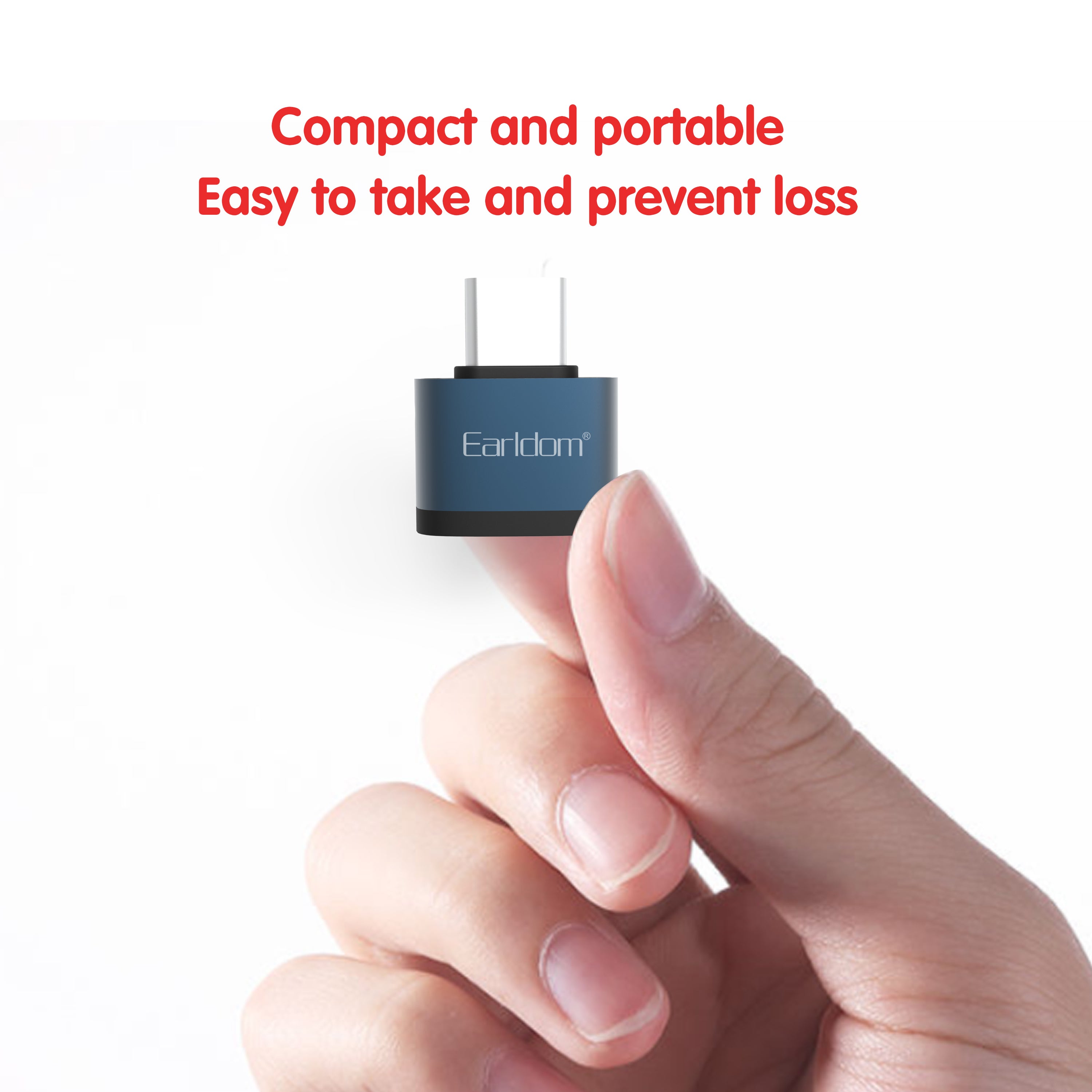 Earldom Micro to Type C OTG Converter, Type C to Micro USB OTG Converter