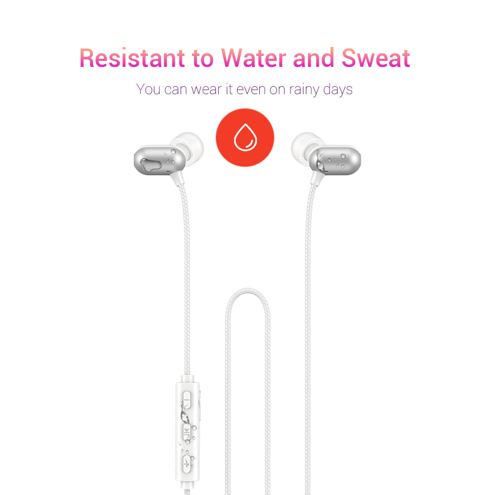 Remax Wireless Sports Earphones, Neckband Handsfree with Mic, Wireless Bluetooth Earphones, U Shaped Earphones