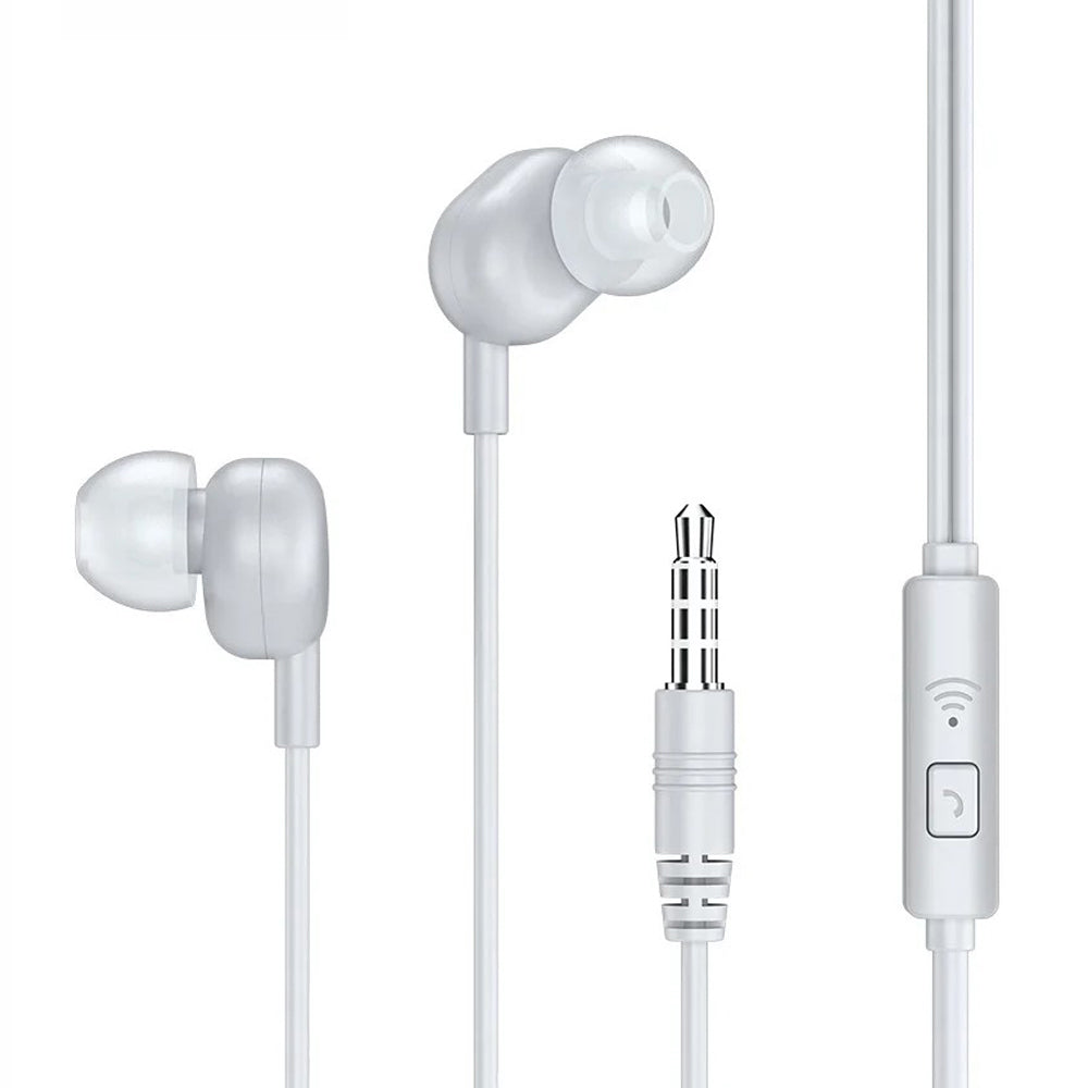 Remax New Trending HD Stereo-Bass Wired In-Ear Earphones with Built-In Mic