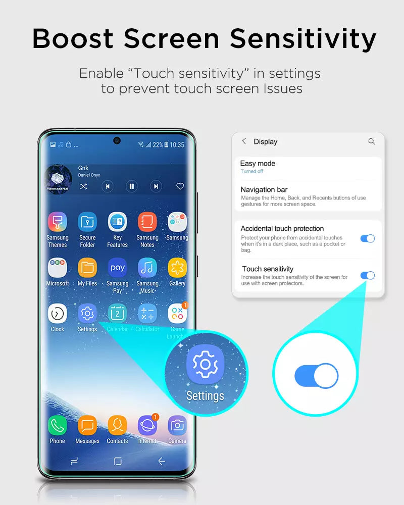 PhoneBits HD Tempered Glass for Samsung Galaxy Note Series