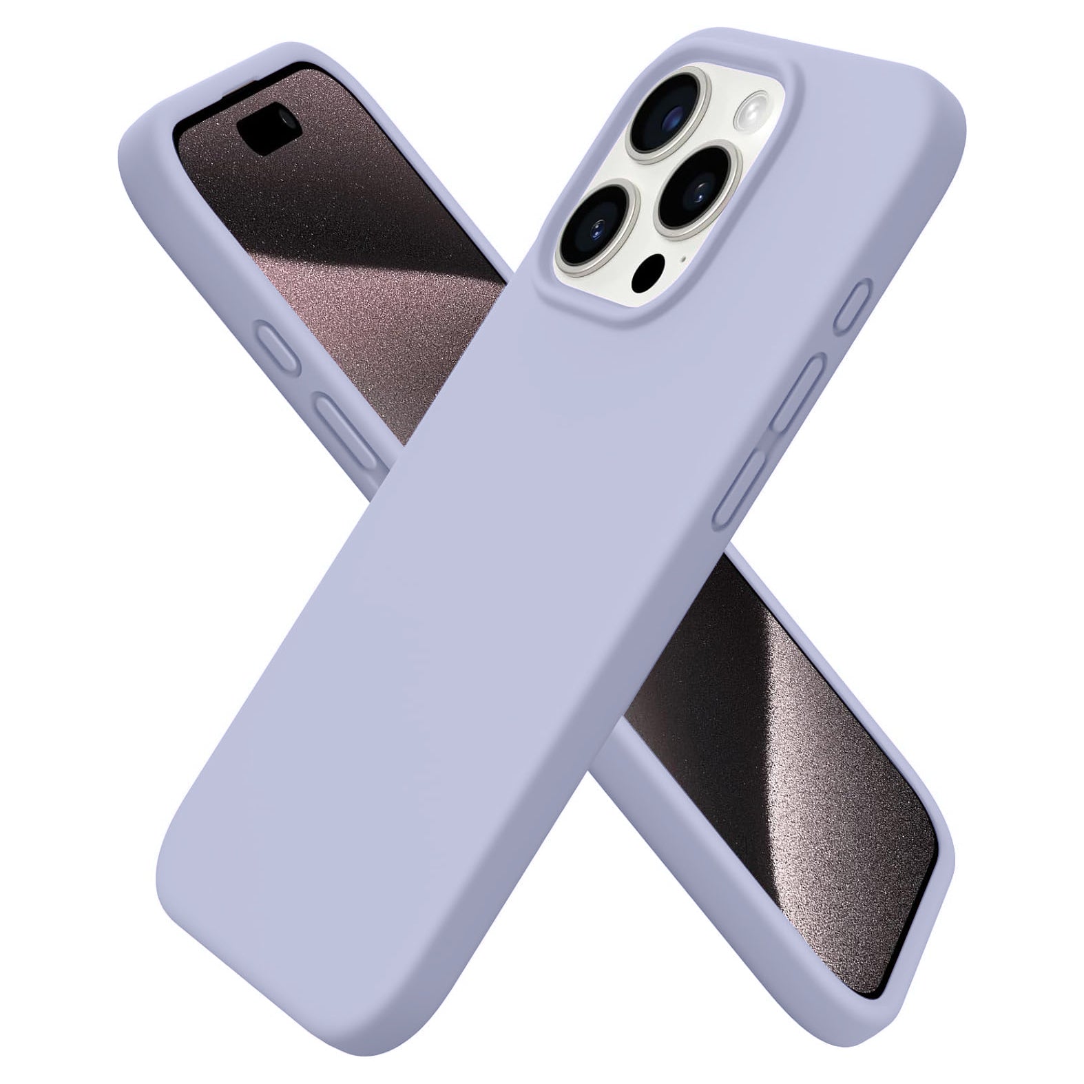 PhoneBits Ultra-Slim Liquid Silicone iPhone Case, Protective Shockproof iPhone Case Compatible with Wireless Charging, Magnetic Mobile Phone Back Case Cover