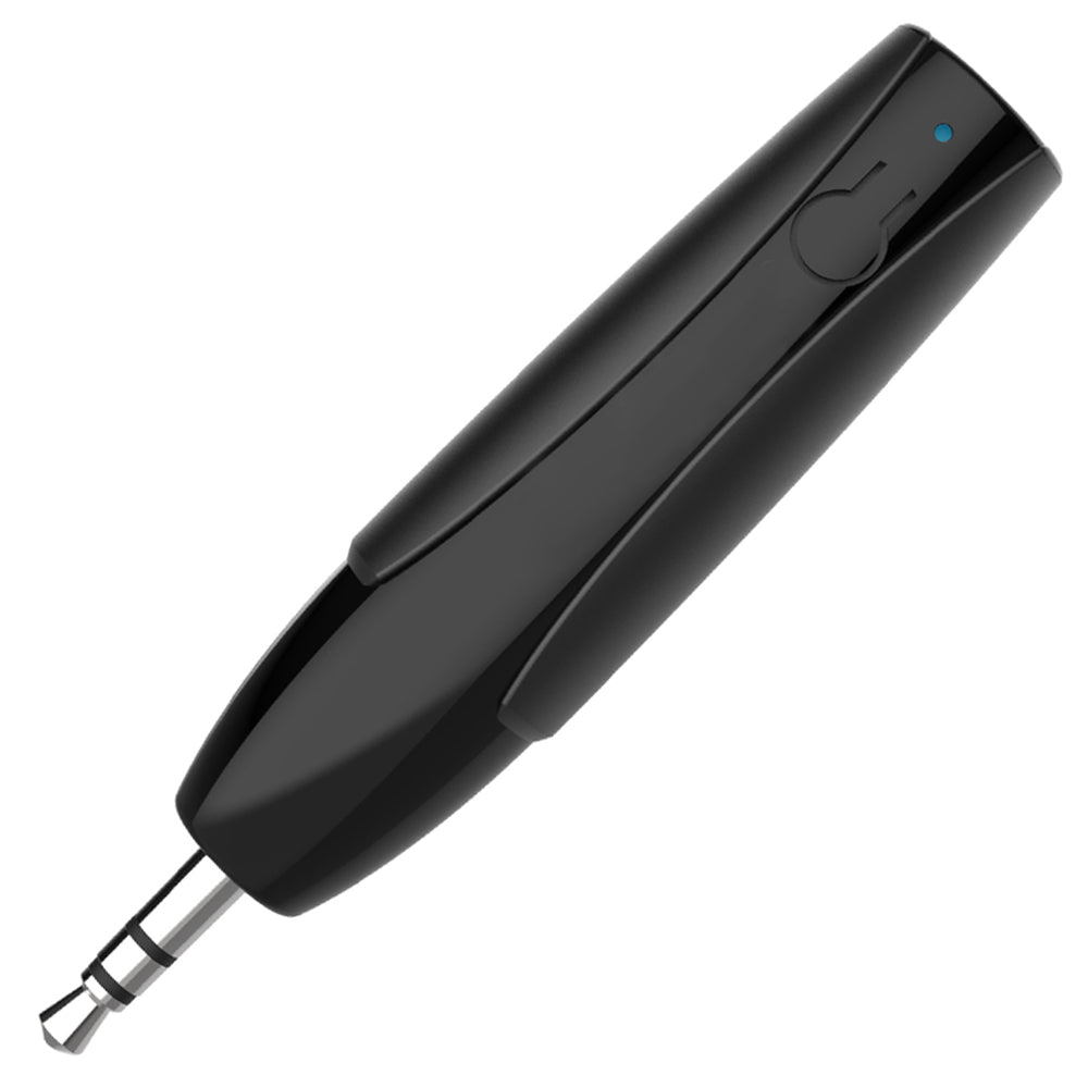 PhoneBits Wireless Bluetooth AUX Car Charger, Mini Portable Noise Canceling 3.5mm Bluetooth Car Adapter/ Receiver with Multi-function Button, Indicator Light, Built-In Mic & Micro USB Charging Port, USB Fast Charging Phone Wireless Car Charger