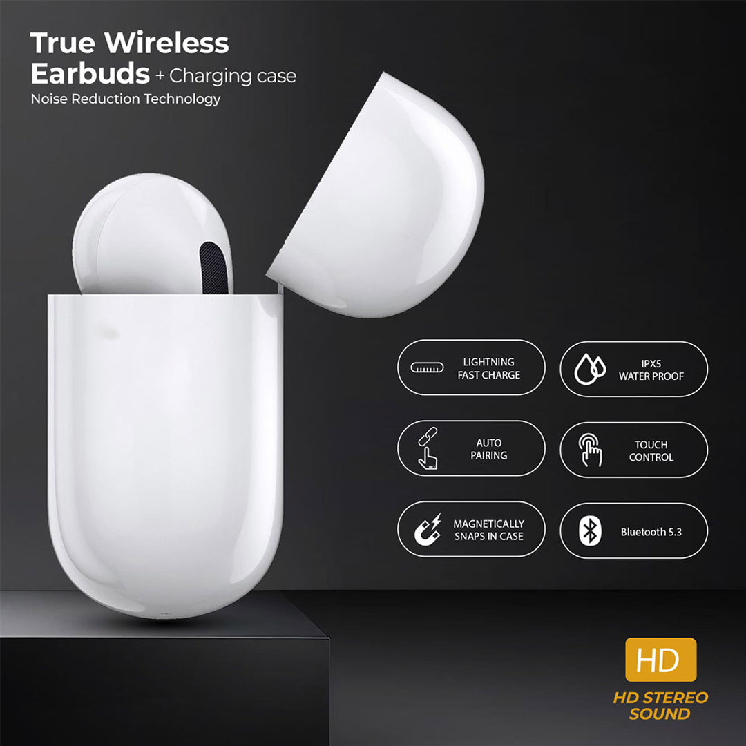 Remax AirPlus Pro Wireless Bluetooth HD Audio In-Ear Earbuds with Built-In Mic