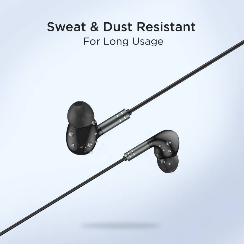 Budi Latest Powerful Deep-Bass In-Ear Wired Earphones with Built-In Mic